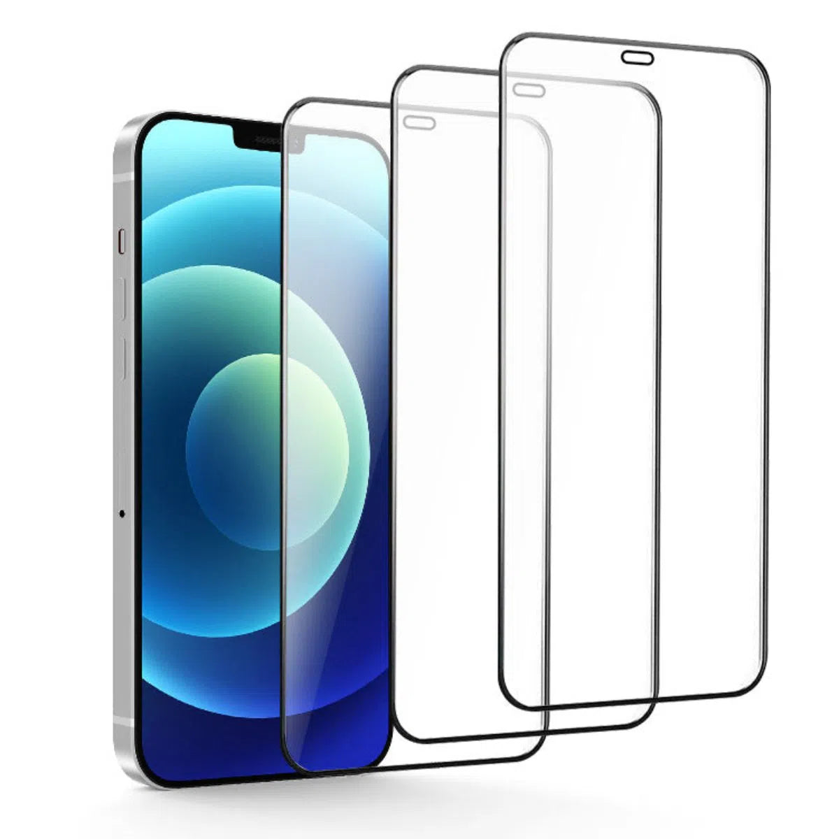 Buy Caseles Mobile Phone, Edge to Edge 3 Pack Glass Screen Protector Film with Installation Frame, HD Clarity, Anti Scratch, 3 Pack Screen Protector at Caseles-iPhone 16 Pro Max, 