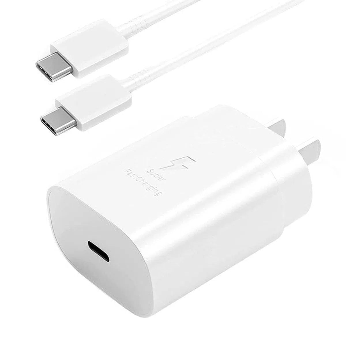 Buy USB-C Super Fast Charging Wall Charger, 25W PD Charger Adapter with Type-C Cable at Caseles-, 