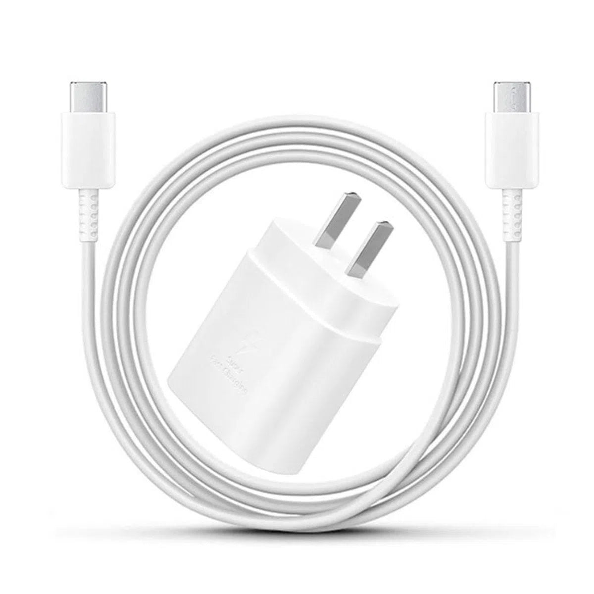 Buy USB-C Super Fast Charging Wall Charger, 25W PD Charger Adapter with Type-C Cable at Caseles-, 