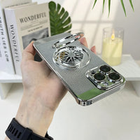 Buy Caseles Electroplating Heat Dissipation，360° Border Coverage，Lightweight Design，iPhone Case -Allen at Caseles-Silver, iPhone 16 Pro Max