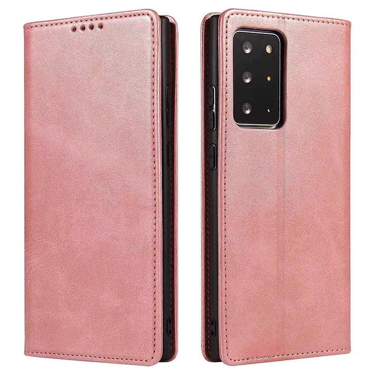 Buy Magnetic Folio Wallet Phone Case, Premium Leather, Credit Card Holder, Magnetic Closure, Flip Kickstand Shockproof Case,Barnett at Caseles-Samsung Galaxy S25 Ultra, Barnett-Coffee