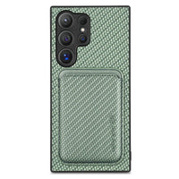 Buy Luxury Leather Galaxy Wallet Case with Magnetic Closure & Card Slot - Jaxson at Caseles-Samsung Galaxy A56 5G, Green
