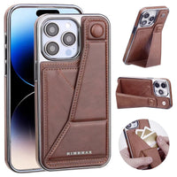 Buy Malcolm - Caseles Full Coverage Protection, Leather Phone case, Phone Stander, Card Holder Wallet Case - at Caseles-iPhone 16 Pro Max, Charles-Coffee