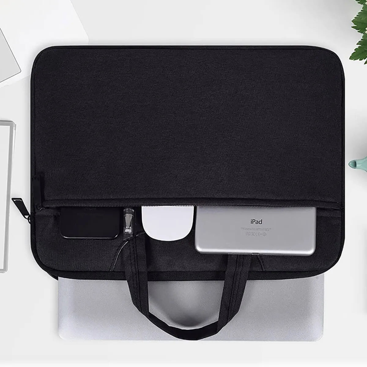 Buy Caseles 13.3-15.4" Laptop Bag – Water-Resistant Sleeve and Carrying Case,CLASSIC LAPTOP CARRYING CASECaseles 360 Protective Laptop Shoulder Bag at Caseles-13.3inch, Black