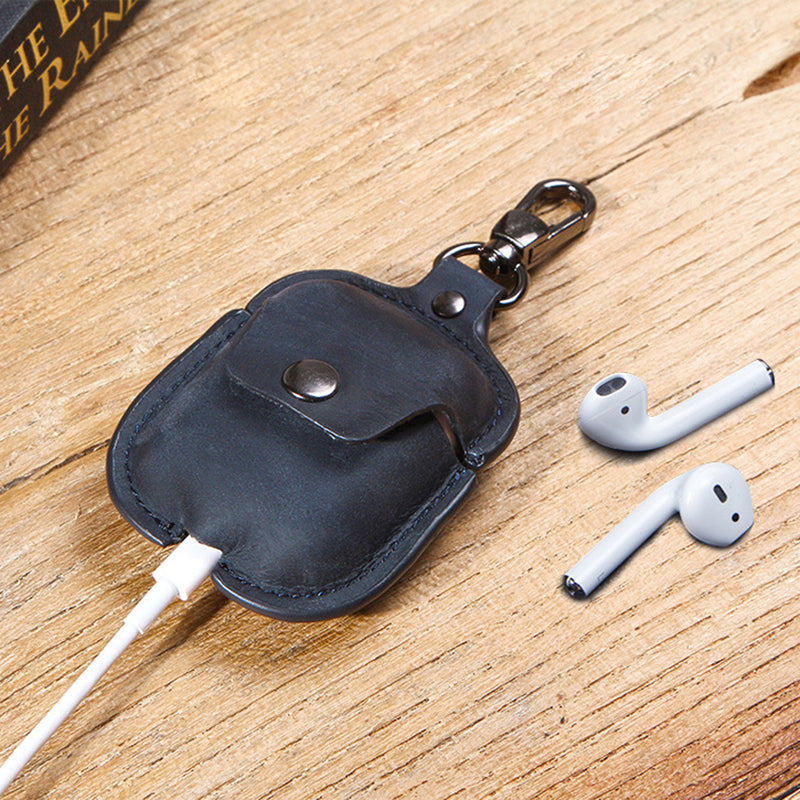 LEATHER CASE FOR AIRPODS 1/2 GEN