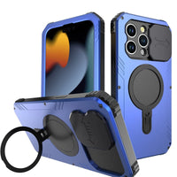 Buy Magsafe Phone Case, with Belt Clip Holster, Supports Wireless Charging, Shockproof, Heavy Duty Case,Gilbert at Caseles-iPhone 16 Pro Max, Blue