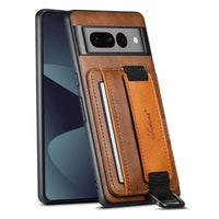 Buy Full Coverage Protection, Leather Phone case, Phone Stander, Card Holder Wallet Case ,IRONMAN at Caseles-Google Pixel 9 Pro XL, Ezra-Brown