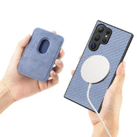 Buy Luxury Leather Galaxy Wallet Case with Magnetic Closure & Card Slot - Jaxson at Caseles-Samsung Galaxy S25 Ultra, Bronze