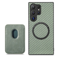 Buy Luxury Leather Galaxy Wallet Case with Magnetic Closure & Card Slot - Jaxson at Caseles-Samsung Galaxy S25 Ultra, Bronze