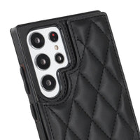 Buy Classic Wallet Phone Case, 9 Card Slots, Premium Leather, Credit Card Holder, Shockproof Case , Lauren at Caseles-Samsung Galaxy S25 Ultra, Laura-Black