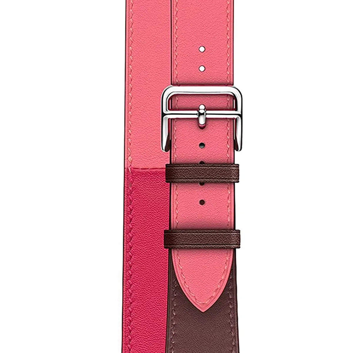 Buy Classic Genuine Leather for Apple Watch, Compatible with iWatch band Series 10/9/8/7/6/5/4/3/2/1/Ultra/SE, Men and Women-38mm/40mm/41mm/42mm-Series10, Band02-Pink