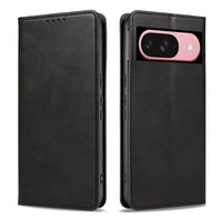 Buy Magnetic Folio Wallet Phone Case, Premium Leather, Credit Card Holder, Magnetic Closure, Flip Kickstand Shockproof Case,Barnett at Caseles-Google Pixel 9 Pro XL, Barnett-Brown