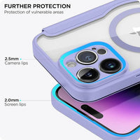 Buy iPhone Case Wallet with MagSafe - Slim Reliable PU Leather Case with Card Holder, Flip Cover for Women & Men,Lon at Caseles-iPhone 16 Pro Max, Lon-Purple