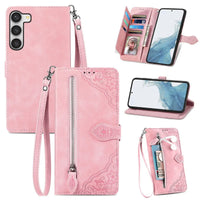 Buy Phone Flip Case Premium Leather Wallet Case Compatible with iPhone , Flip Magnetic Wallet Case Phone Cover Case Shockproof TPU Inner Shell Phone Cover, Wrist Strap Phone Protection,Lottie at Caseles-Samsung Galaxy S24 Ultra, Pink