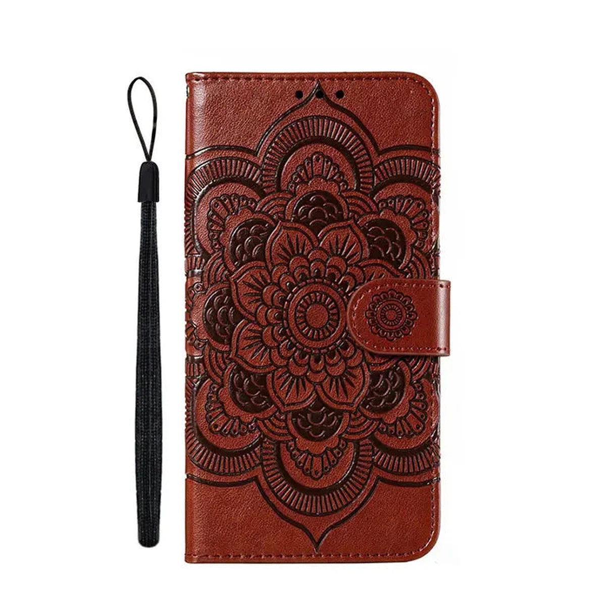 Buy Madeline Folio Wallet Phone Case, Premium Leather, Credit Card Holder, Flip Kickstand Shockproof Case,Madeline at Caseles-Samsung Galaxy S25 Ultra, Coffee