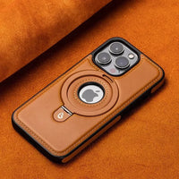 Buy Classic Leather Phone Case, Support MagSafe Wireless Charging, Premium Leather,iPhone Case - MATEO at Caseles-iPhone 16 Pro Max, Mateo-Brown