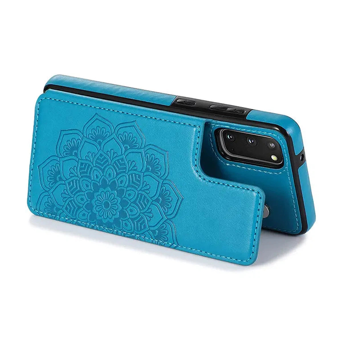 Buy Classic Wallet Phone Case, Credit Card Holder, Leather, Double Magnetic Buttons, Shockproof Case,Melanie at Caseles-Samsung Galaxy S25 Ultra, Melanie-Blue