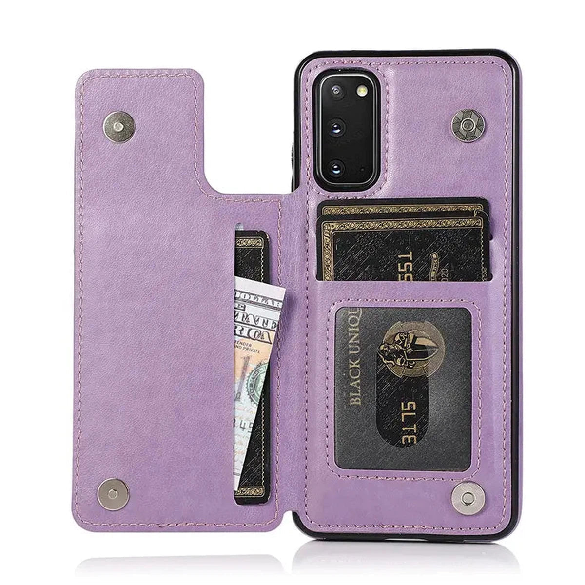 Buy Classic Wallet Phone Case, Credit Card Holder, Leather, Double Magnetic Buttons, Shockproof Case,Melanie at Caseles-Samsung Galaxy S25 Ultra, Melanie-Blue