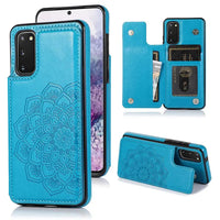 Buy Classic Wallet Phone Case, Credit Card Holder, Leather, Double Magnetic Buttons, Shockproof Case,Melanie at Caseles-Samsung Galaxy S25 Ultra, Melanie-Blue