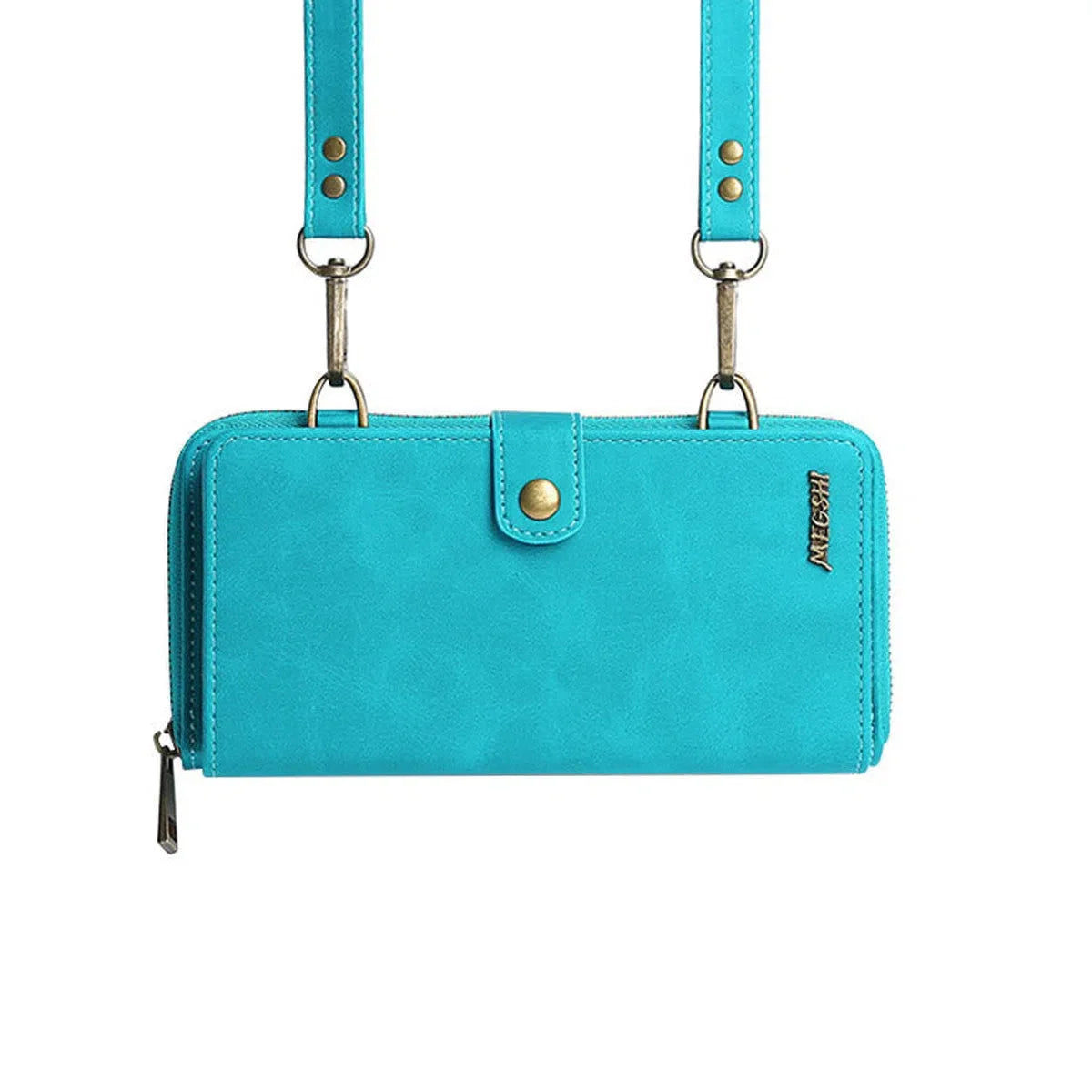 Buy Classic Crossbody Detachable Magnetic Wallet Phone Case, High Capacity with Strap - MILAN at Caseles-Samsung Galaxy A56 5G, Milan-Brown