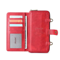 Buy Classic Crossbody Detachable Magnetic Wallet Phone Case, High Capacity with Strap - MILAN at Caseles-Samsung Galaxy A56 5G, Milan-Brown