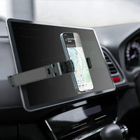 Buy 360° Rotating Magnetic Car Phone Holder, Retractable Mount for iPhone & More - Portable Magnetic Phone Holder at Caseles-Silver, 