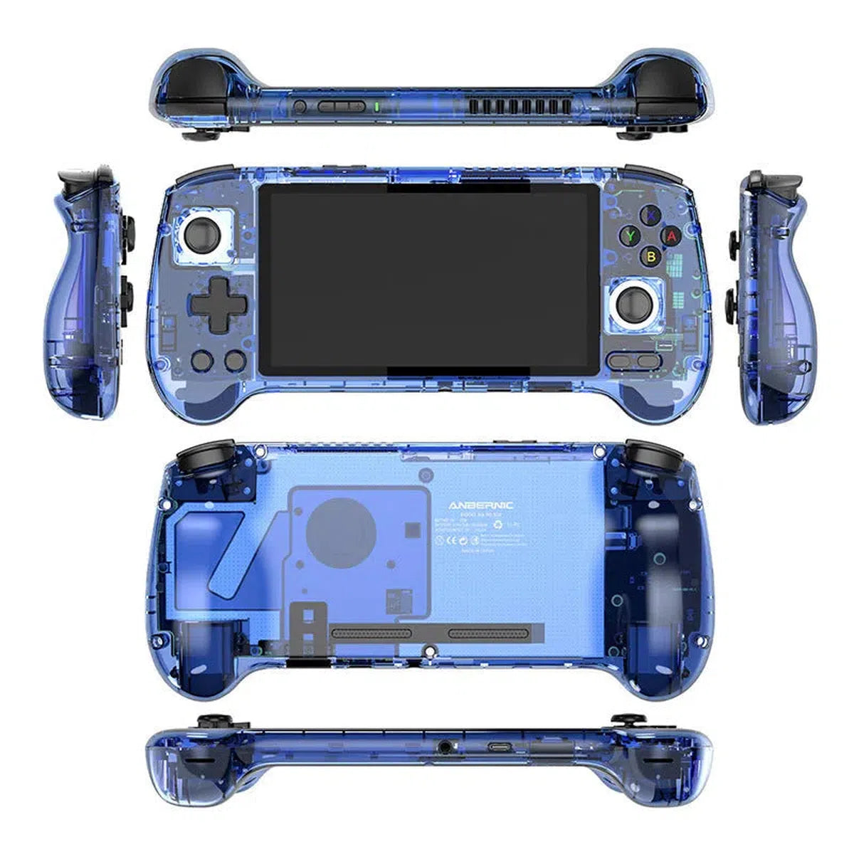 Buy RG556 Handheld Game Console, 5.48" AMOLED Display, Android 13, Hall Trigger, Retro Gaming - Portable Retro Gaming Console RG556 Support PS2 and Wii Games at Caseles-128GB ( 10000 + Games ), Gc-Blue