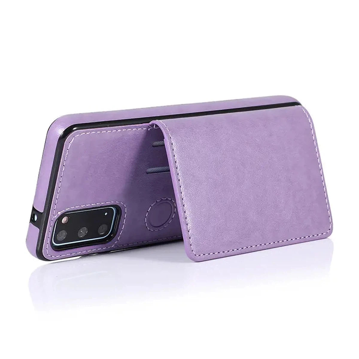 Buy Classic Magnetic Wallet Phone Case, Credit Card Holder, Dual Layer, Lightweight, Slim Leather, Magnetic Protective Case - RAYNA at Caseles-Samsung Galaxy S25 Ultra, Rayna-Purple