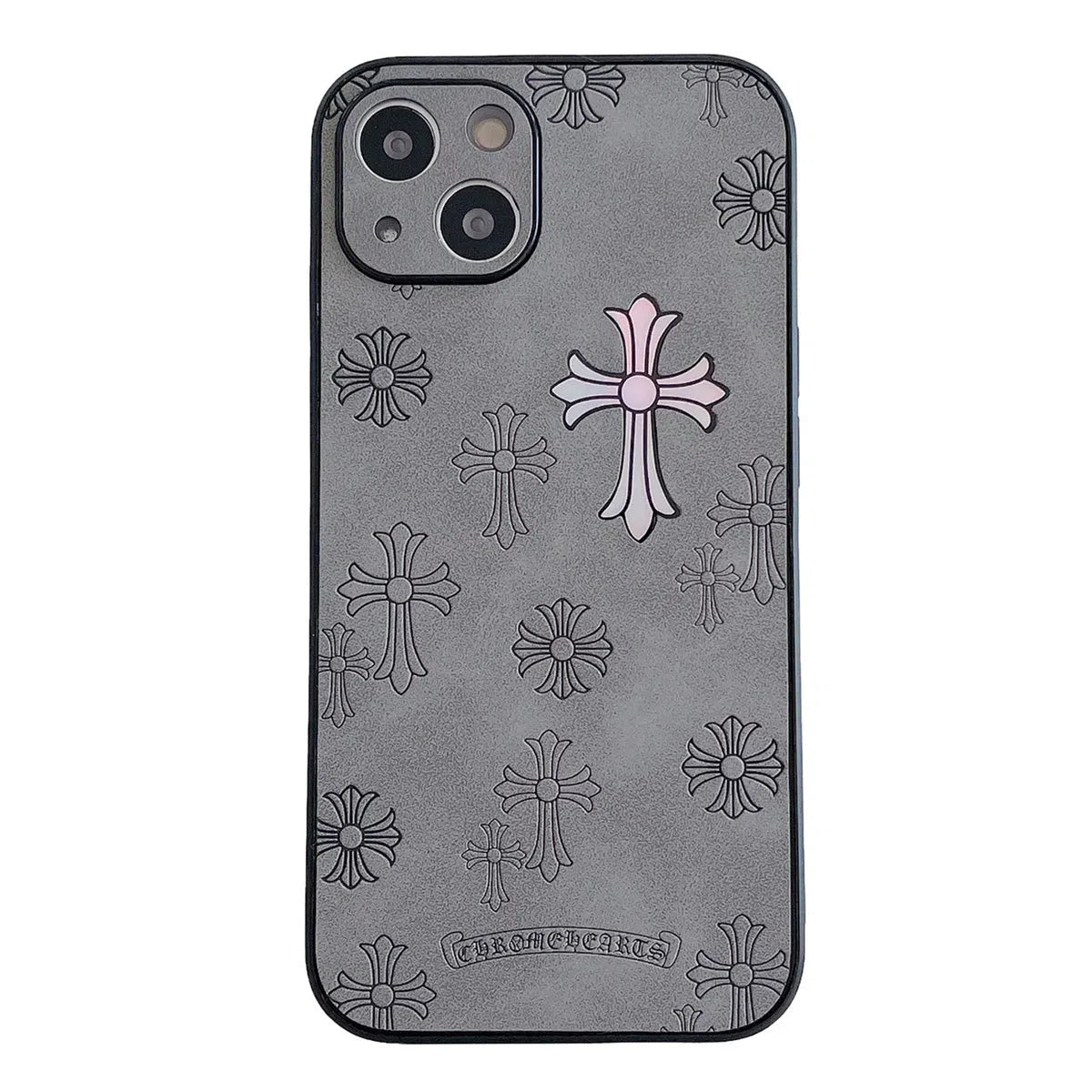 Buy Cross Design, Thickened Anti-fall Phone Case - SAMUEL at Caseles-iPhone 16 Pro Max, Gray