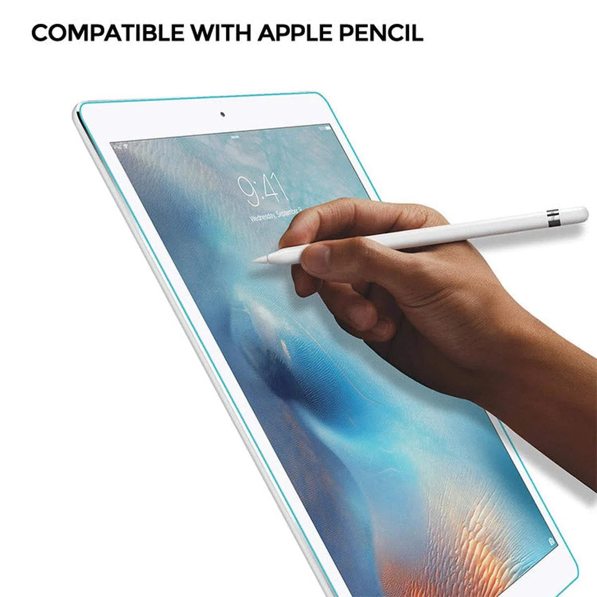 Buy Compatible with Apple Pencil, Bubble-Free, Anti-Scratch - TEMPERED SCREEN PROTECTOR FOR IPAD at Caseles-iPad Air 6 (2024 13 inch), 