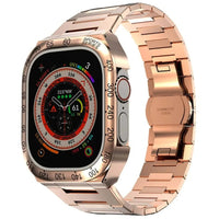 Buy Caseles Luxury Stainless Steel Strap & Case for Apple Watch, Compatible with iWatch band Series 10/9/8/7/6/5/4/3/2/1/Ultra/SE, Men and Women, STAINLESS STEEL CASE FOR APPLE WATCH at Caseles-Style 1, 40mm